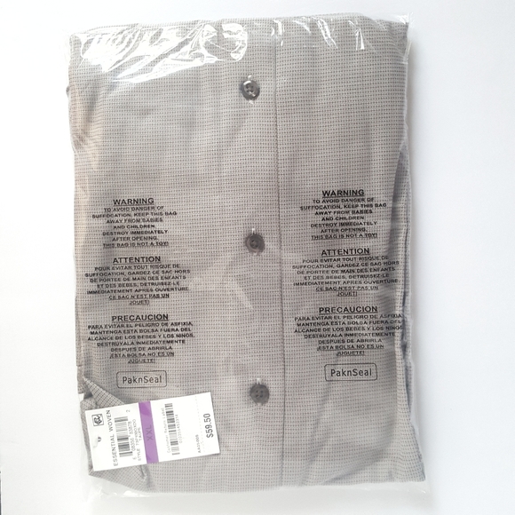 Grey Checkered Button Up Shirt - Picture 2 of 2